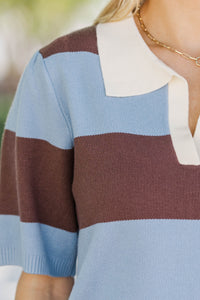 Line Up, Lovely Blue Striped Top