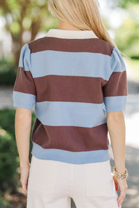 Line Up, Lovely Blue Striped Top