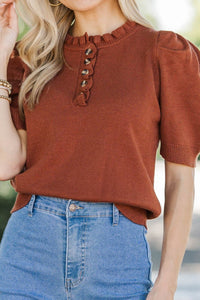 Chai Time Brick Sweater