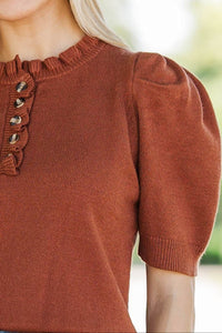 Chai Time Brick Sweater