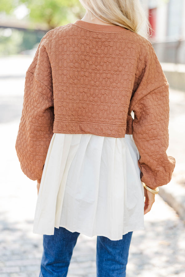 Don't Blink Camel L/S Tunic