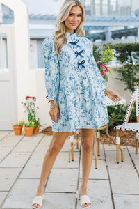 There's Always Hope Light Blue Toile Dress