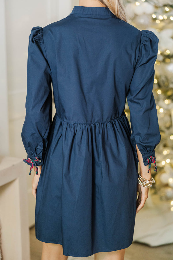 There's Always Hope Navy Blue Dress