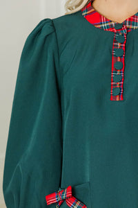 All My Love Emerald Shift Dress