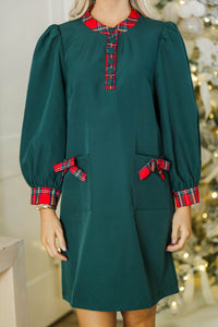 All My Love Emerald Shift Dress