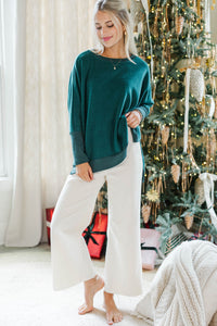 Always Fun Emerald Green Tunic