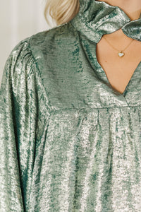 Dream About Me Emerald Blouse