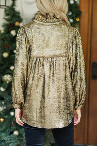 Dream About Me Gold Blouse