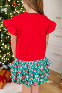 Girls: Meant For You Red Bow Blouse