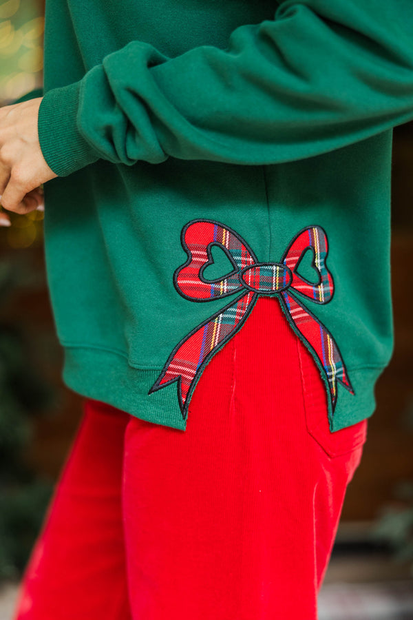 So Very Merry Emerald Green Sweatshirt