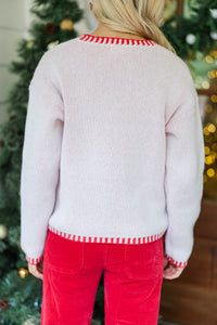 Wrapped With A Bow Cream Sweater