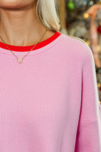Work For It Blush Pink Sweater