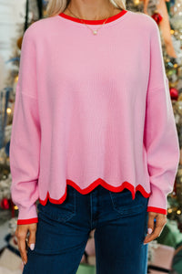 Work For It Blush Pink Sweater