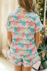Girls: Sweet Dreams Pink Christmas Village Lounge Set