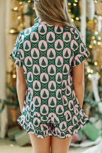 Girls: Sweet Dreams Emerald Tree Print Lounge Set