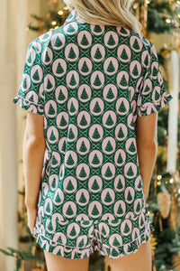 All The Comfort Emerald Novelty Pajama Set