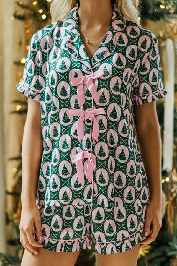 All The Comfort Emerald Novelty Pajama Set