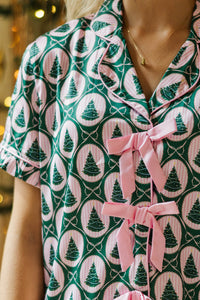 All The Comfort Emerald Novelty Pajama Set