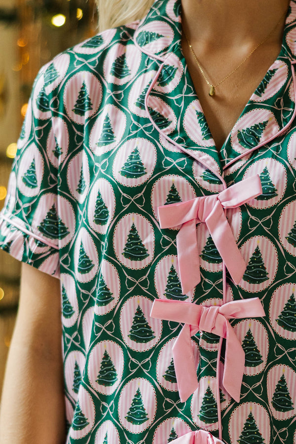 All The Comfort Emerald Novelty Pajama Set