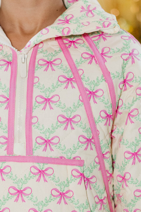Girls: Always Direct Pink Novelty Pullover