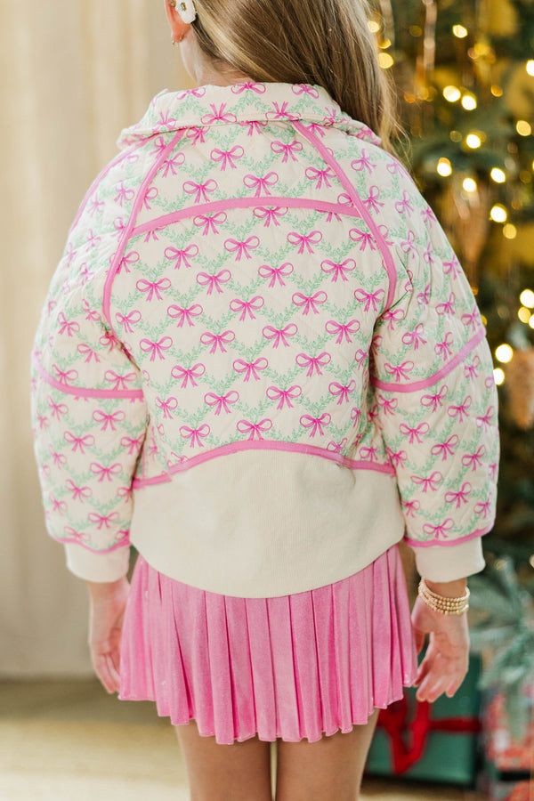 Girls: Always Direct Pink Novelty Pullover