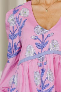 NURSING COLLECTION: Close By Me Pink Floral Dress