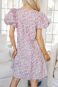 NURSING COLLECTION: Tell Your Story Pink Chintz Dress