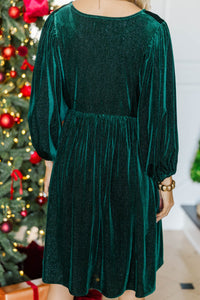 NURSING COLLECTION: It's All True Emerald Velvet Dress