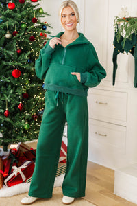 NURSING COLLECTION: Love In Every Layer Emerald Sweatpants