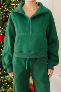 NURSING COLLECTION: Love In Every Layer Emerald Pullover