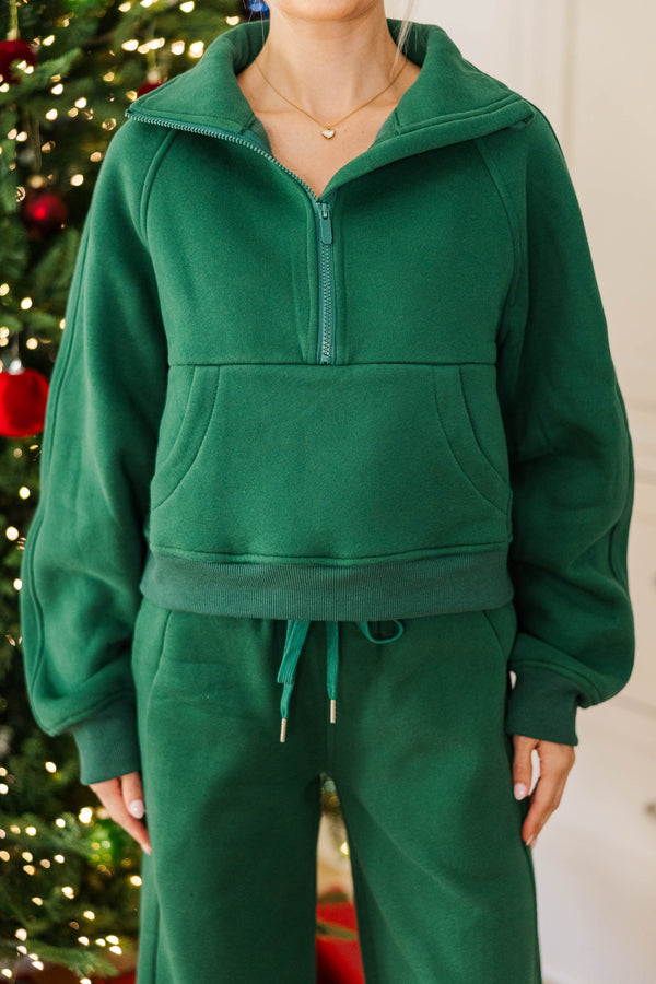 NURSING COLLECTION: Love In Every Layer Emerald Pullover