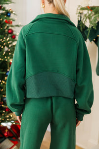 NURSING COLLECTION: Love In Every Layer Emerald Pullover