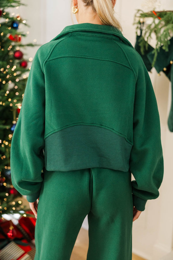 NURSING COLLECTION: Love In Every Layer Emerald Pullover