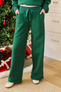 NURSING COLLECTION: Love In Every Layer Emerald Sweatpants