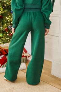 NURSING COLLECTION: Love In Every Layer Emerald Sweatpants