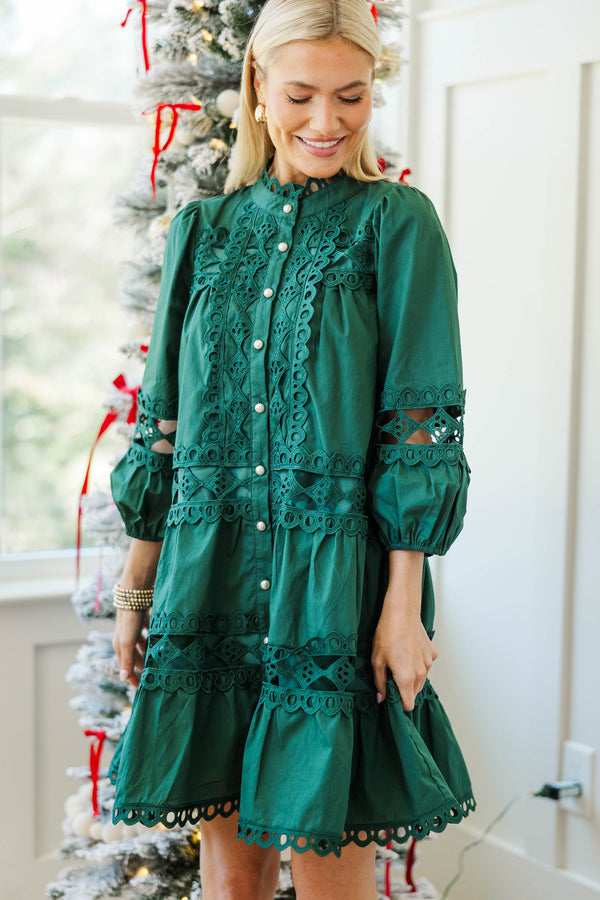 NURSING COLLECTION: My Favorite Chapter Emerald Mini Dress
