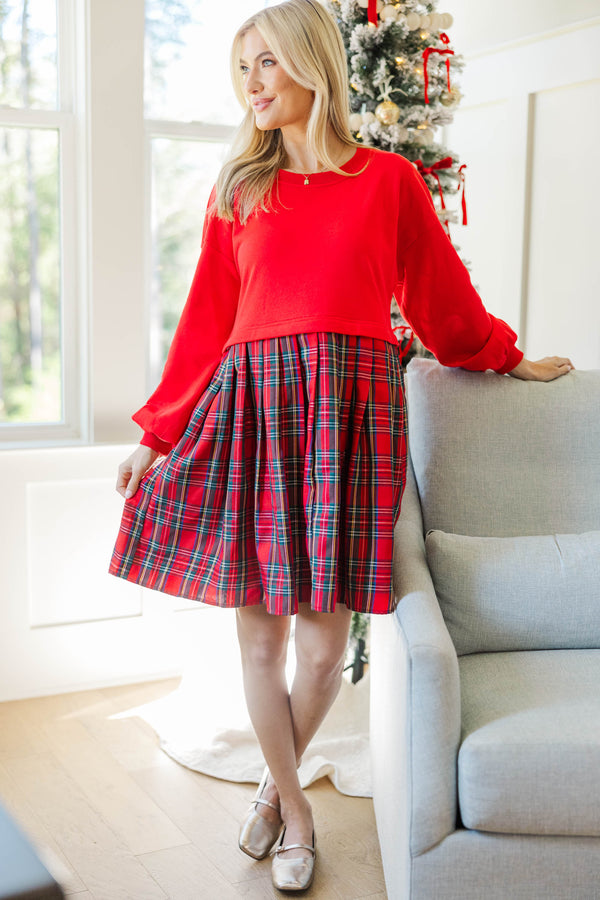 NURSING COLLECTION: Love You More Red Plaid Mini Dress, Small - The Mint Julep Boutique | Women's Boutique Clothing NURSING COLLECTION: Love You More Red Plaid Mini Dress, Small - The Mint Julep Boutique | Women's Boutique Clothing