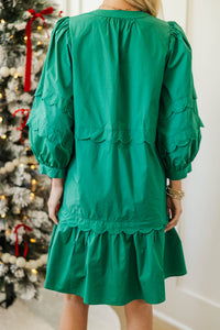 NURSING COLLECTION: All I Wanted Emerald Mini Dress
