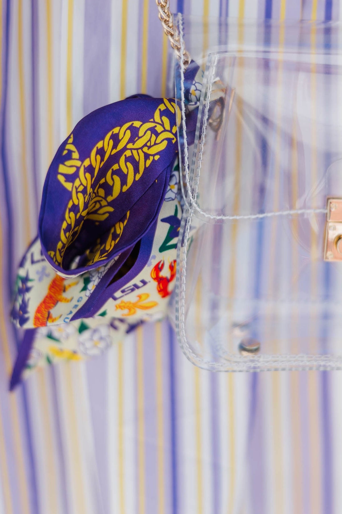 Saturday Silks: Knot Your Average Purple Purse Scarf – Shop the Mint