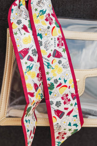 Saturday Silks: Knot Your Average Maroon Purse Scarf