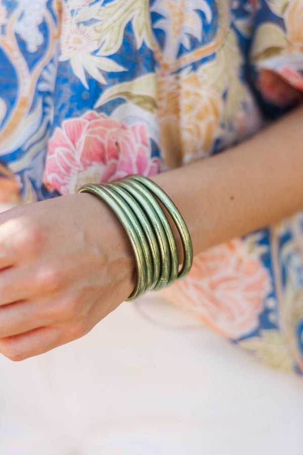 BuDhaGirl Limon All Weather Bangles® (AWB®) - Set of 6