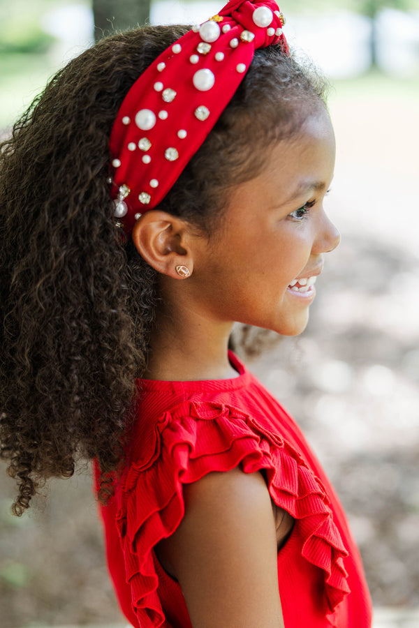 Girls: Ready, Set, Cheer Gold Football Earrings Set