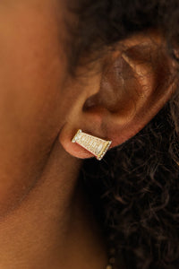 Girls: Squad Goals Pink Earrings Set