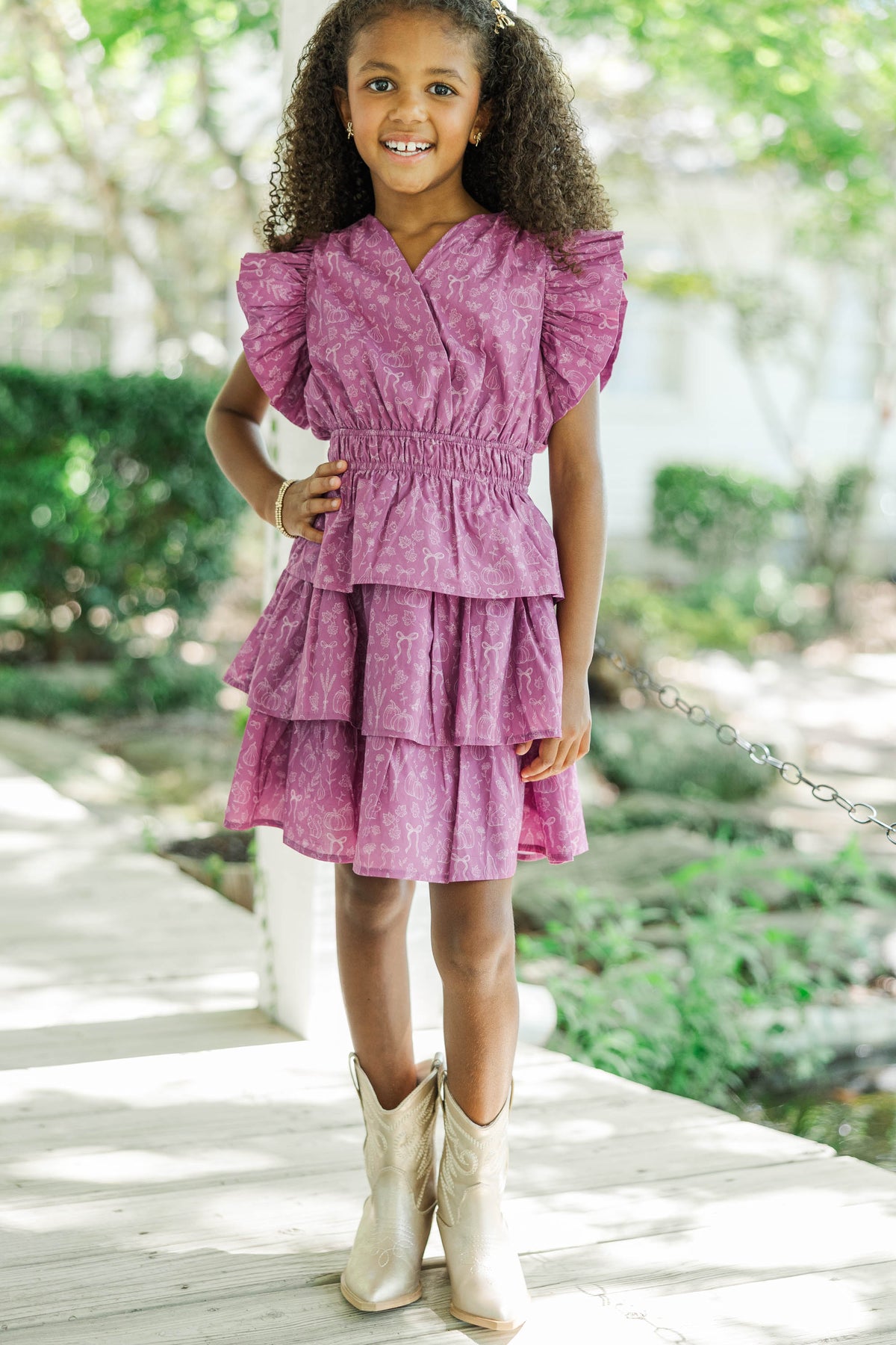 purple toile dress SARAH DRESS IN LOUISIANA TOILE XL