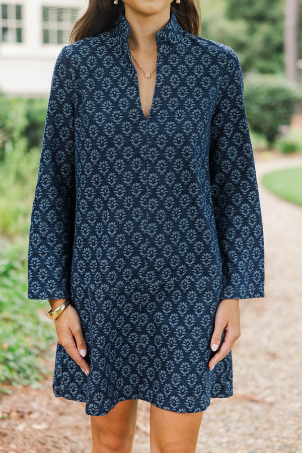 Make It Count Blue Denim Dress