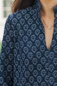 Make It Count Blue Denim Dress