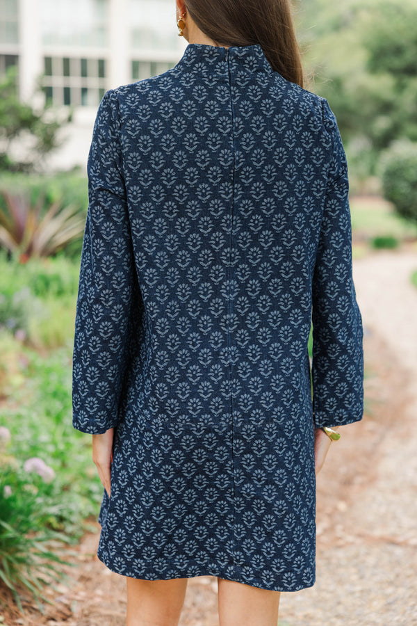 Make It Count Blue Denim Dress