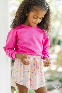 Girls: A Lot To Love Fuchsia Pullover