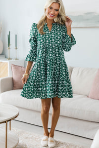 NURSING COLLECTION: In Your Happy Place Green Eyelet Dress