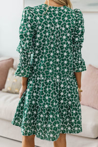 NURSING COLLECTION: In Your Happy Place Green Eyelet Dress